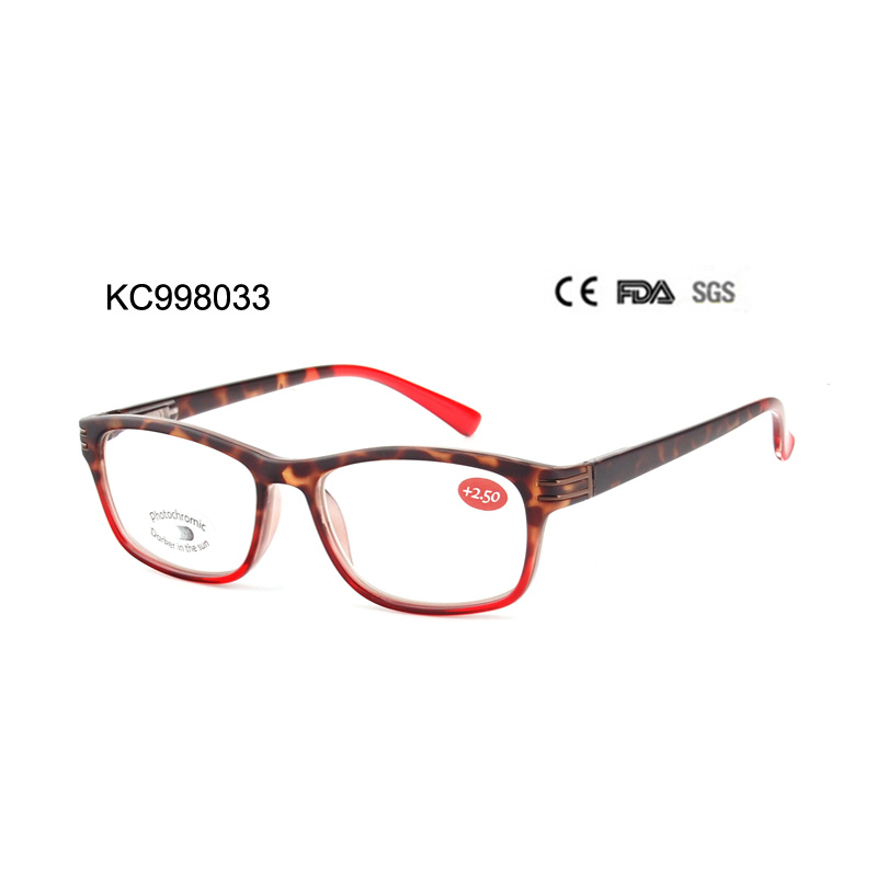 Photochromic reading glasses
