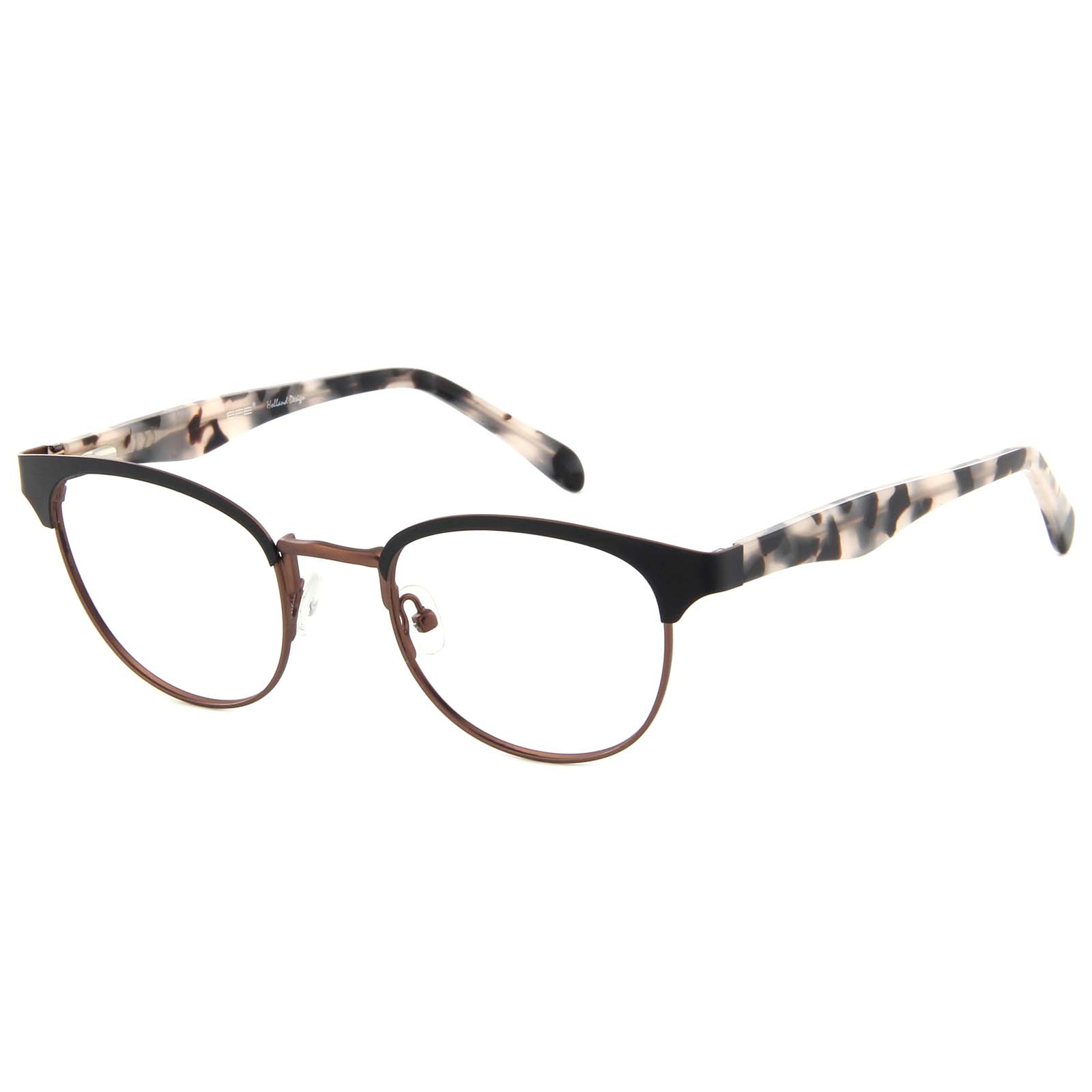 Metal frame with handmade acetate temples